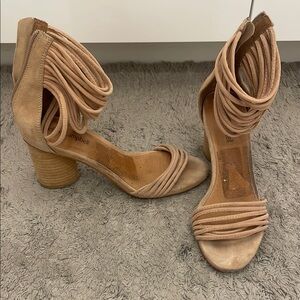 Women's Tan Heeled Sandals - Jeffrey Campbell